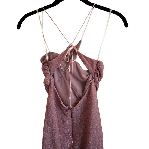 NWT Hello Molly Surge of You Midi Dress, Pink Shimmer, Size 6/M - Picture 8 of 13